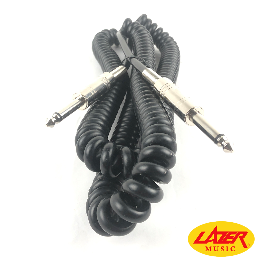 Lazer Music LG-42C Coil Guitar Cable (Black 20 ft.)